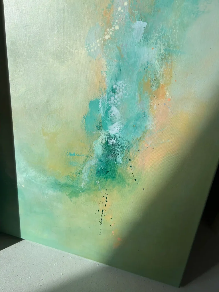 detail abstraktního obrazu